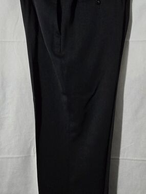 Men's Black Dress Pants - Tailored Straight Leg